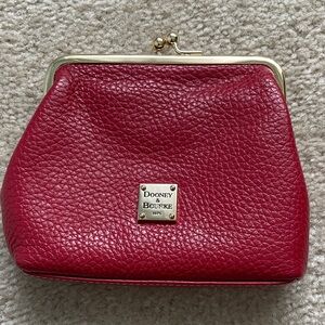 Dooney & Bourke Red Leather Coin purse